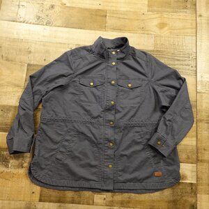 L.L. Bean BeanFlex Utility Jacket Women’s 3X Slate Navy Casual Outdoor